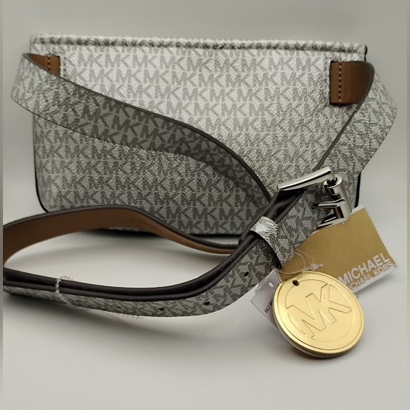 MK Silver&White Belt Bag L/XL BNWT - Picture 3 of 7